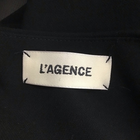 L’agence Dress Cara Mini V Neck Draped - Picture 7 of 10